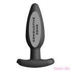 ELECTRASTIM - SILICONE BLACK ROCKER BUTT PLUG MEDIUM