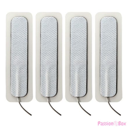 ELECTRASTIM - 4 X LONG SELF ADHESIVE PADS 1.5 CM X 7.5 CM