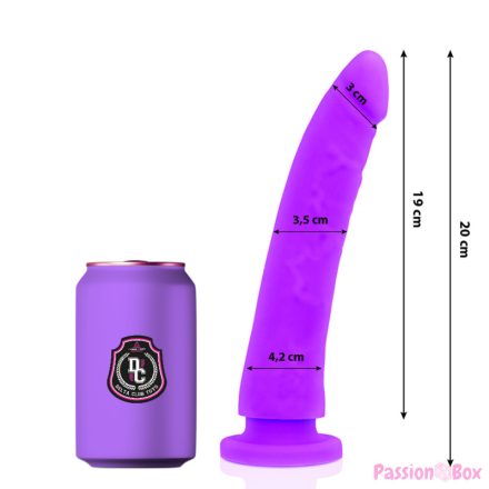 DELTA CLUB - TOYS LILAC DILDO MEDICAL SILICONE 20 CM -O- 4 CM