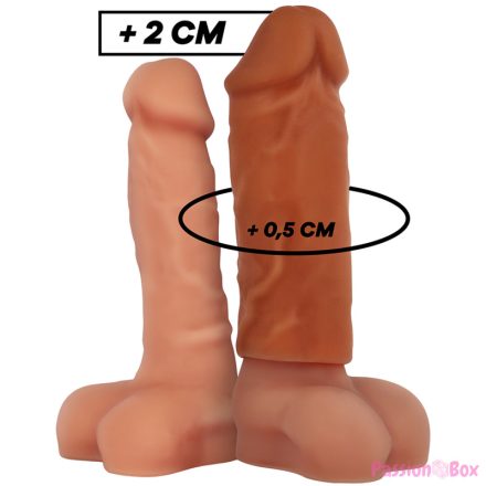 VIRILXL - LIQUID SILICONE V3 BROWN PENIS EXTENSION