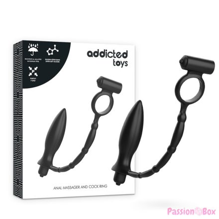 ADDICTED TOYS - ANAL PLUG WITH VIBRATORY RING