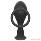 ADDICTED TOYS - ANAL PLUG WITH BLACK SILICONE RING