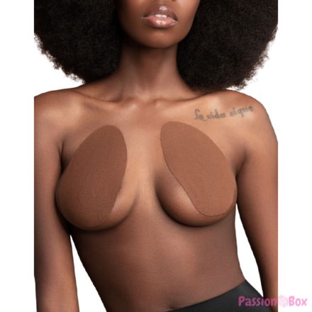 BYE-BRA - BREASTS ENHANCER + 3 PAIRS OF SATIN BROWN CUP F/H