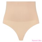 BYE-BRA - THONG STYLE SEAMLESS GIRDLE BEIGE SIZE M