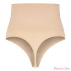 BYE-BRA - THONG STYLE SEAMLESS GIRDLE BEIGE SIZE M