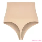 BYE-BRA - THONG STYLE SEAMLESS GIRDLE BEIGE SIZE XL