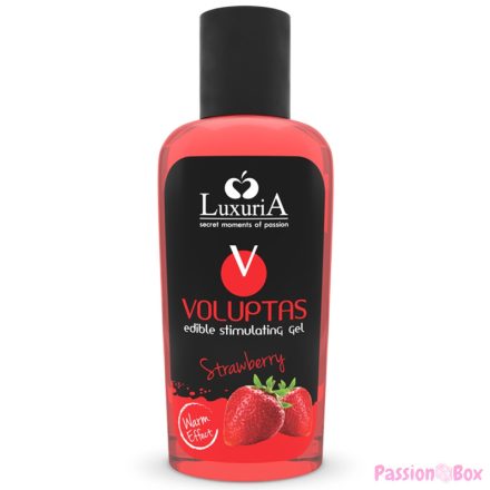 INTIMATELINE LUXURIA - VOLUPTAS EDIBLE MASSAGE GEL WARMING EFFECT - STRAWBERRY 100 ML