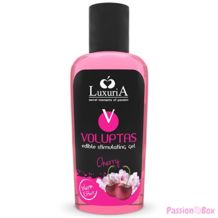 INTIMATELINE LUXURIA - VOLUPTAS EDIBLE MASSAGE GEL WARMING EFFECT - CHERRY 100 ML