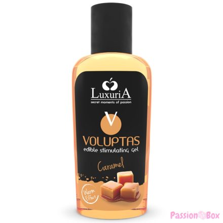 INTIMATELINE LUXURIA - VOLUPTAS EDIBLE MASSAGE GEL WARMING EFFECT - CARAMEL 100 ML