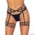 LEG AVENUE - RHINESTONE GARTER STRAPS ONE SIZE