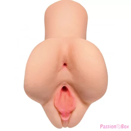 PDX PLUS - PICK YOUR PLEASURE DOUBLE LIGHT SKIN MASTURBATOR