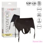 CALEXOTICS - BOUNDLESS THONG WITH GARTER S/M