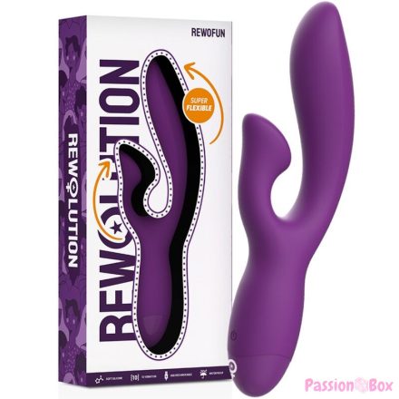 REWOLUTION - REWOFUN FLEXIBLE VIBRATOR WITH RABBIT
