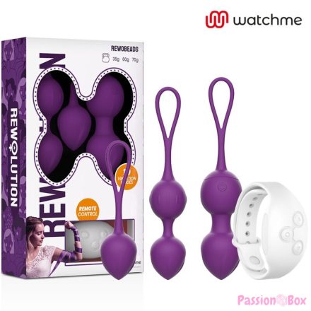 REWOLUTION - REWOBEADS VIBRATING BALLS REMOTE CONTROL WITH WATCHME TECHNOLOGY