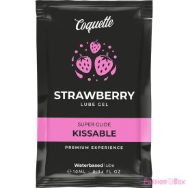   COQUETTE CHIC DESIRE - STRAWBERRY WATER BASED KISSABLE LUBRICANT POCKET 10 ML