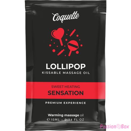 COQUETTE CHIC DESIRE - POCKET LOLLIPOP KISSABLE MASSAGE OIL HEATING SENSATION 10 ML