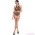 PASSION - WOMAN BS087 BLACK BODYSTOCKING ONE SIZE