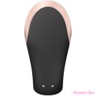 SATISFYER - DOUBLE LOVE LUXURY PARTNER VIBRATOR BLACK