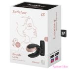 SATISFYER - DOUBLE LOVE LUXURY PARTNER VIBRATOR BLACK