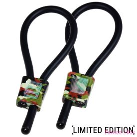   ELECTRASTIM - PRESTIGE ELECTRALOOPS ADJUSTABLE COCK RINGS CAMOUFLAGE
