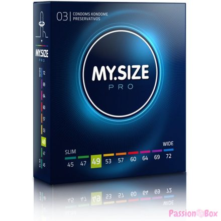 MY SIZE - PRO CONDOMS 49 MM 3 UNITS