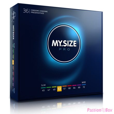 MY SIZE - PRO CONDOMS 53 MM 36 UNITS