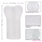 CALEXOTICS - BOUNDLESS VULVA STROKER TRANSPARENT