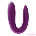 SATISFYER - DOUBLE FUN PARTNER VIBRATOR PURPLE