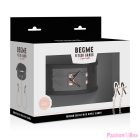BEGME - BLACK EDITION COLLAR WITH NIPPLE CLAMPS WITH NEOPRENE LINING