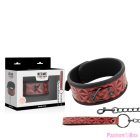 BEGME - RED EDITION PREMIUM VEGAN LEATHER COLLAR WITH NEOPRENE LINING