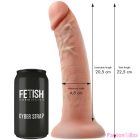 FETISH SUBMISSIVE CYBER STRAP - HARNESS WITH DILDO AND BULLET REMOTE CONTROL WATCHME L TECHNOLOGY