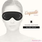 COQUETTE CHIC DESIRE - FANTASY VEGAN LEATHER BLIND MASK WITH NEOPRENE LINING