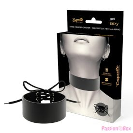 COQUETTE CHIC DESIRE - VEGAN LEATHER CHOKER