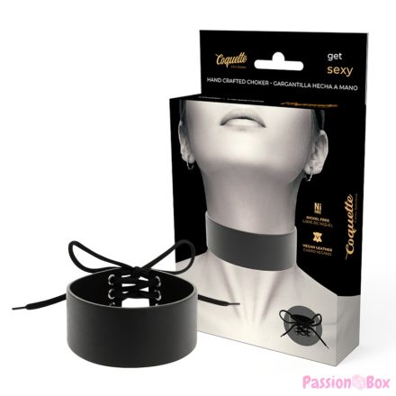 COQUETTE CHIC DESIRE - VEGAN LEATHER CHOKER