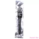 ALL BLACK - RIDGED SHOWER ANAL SILICONE 27 CM