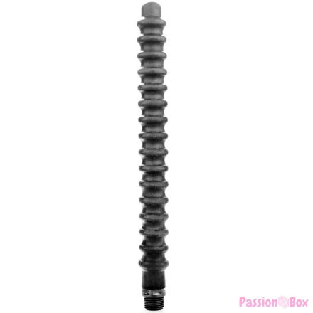 ALL BLACK - MEGA RIPPLE SHOWER ANAL SILICONE 28.5 CM
