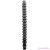 ALL BLACK - MEGA RIPPLE SHOWER ANAL SILICONE 28.5 CM