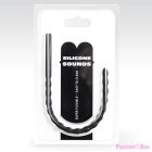 ALL BLACK - 6/8 MM SILICONE URETHRAL PROBE