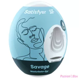 SATISFYER - SAVAGE MASTURBATOR EGG