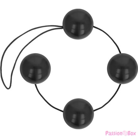 OHMAMA - BLACK CHINESE ANAL BALLS 170 GR