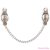 OHMAMA FETISH - METAL CLAMPS WITH CHAIN