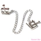 OHMAMA FETISH - METAL SCREW CLAMPS WITH CHAIN