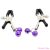 OHMAMA FETISH - NIPPLE Clamps WITH LILAC BELL