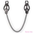 OHMAMA FETISH - JAPANESE NIPPLE Clamps WITH BLACK CHAIN