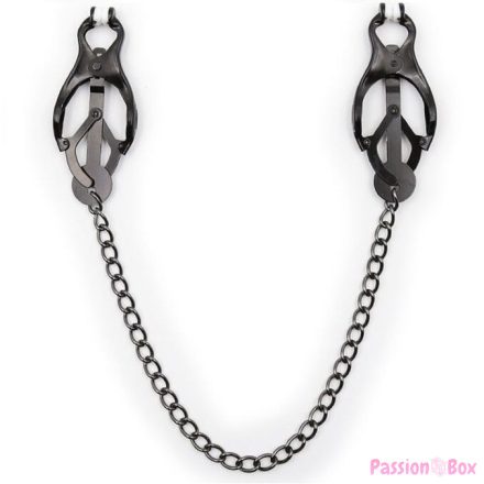 OHMAMA FETISH - JAPANESE NIPPLE Clamps WITH BLACK CHAIN