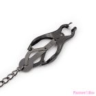OHMAMA FETISH - JAPANESE NIPPLE Clamps WITH BLACK CHAIN