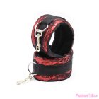 OHMAMA FETISH - VELVET HANDCUFFS WITH NYLON TAPE