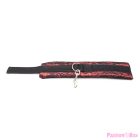 OHMAMA FETISH - VELVET HANDCUFFS WITH NYLON TAPE