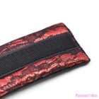 OHMAMA FETISH - VELVET HANDCUFFS WITH NYLON TAPE