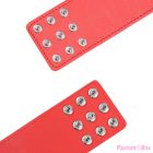 OHMAMA FETISH - RED HANDCUFFS WITH SNAP CLOSURE